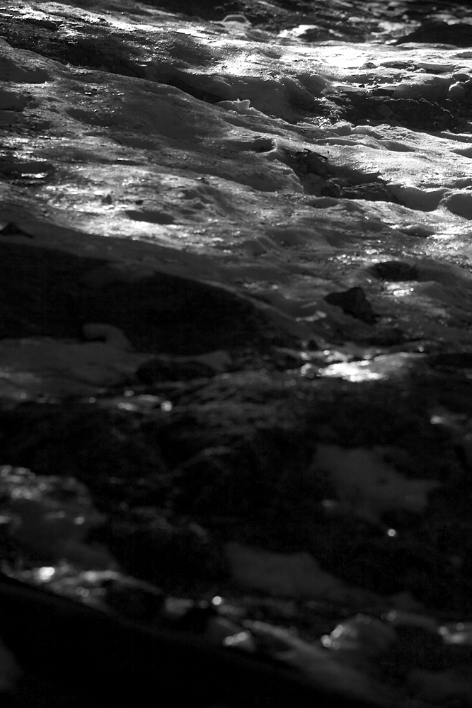 Ice Floe I - b/w