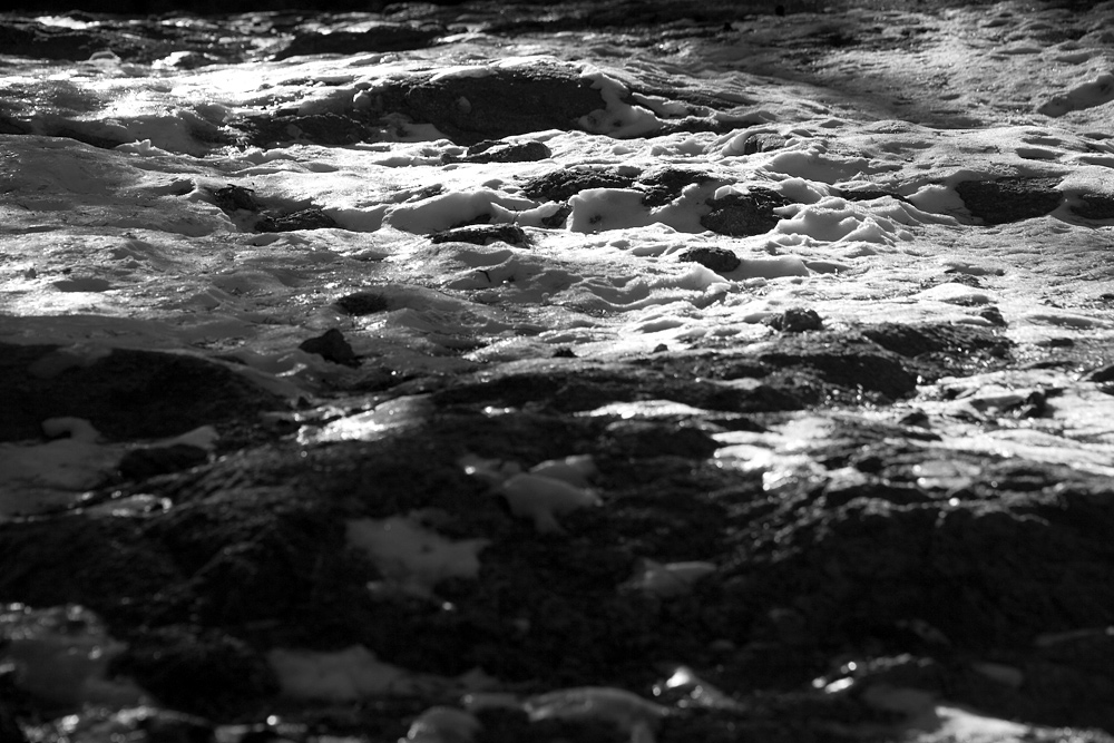 Ice Floe II - b/w