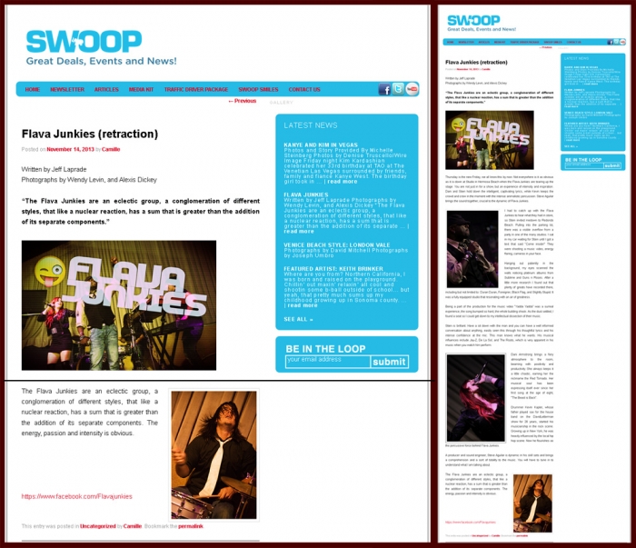 Flava Junkies: Swoop Magazine